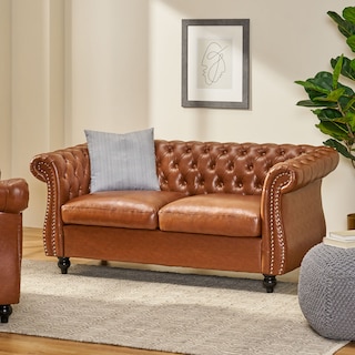 Silverdale Traditional Chesterfield Loveseat by Christopher Knight Home