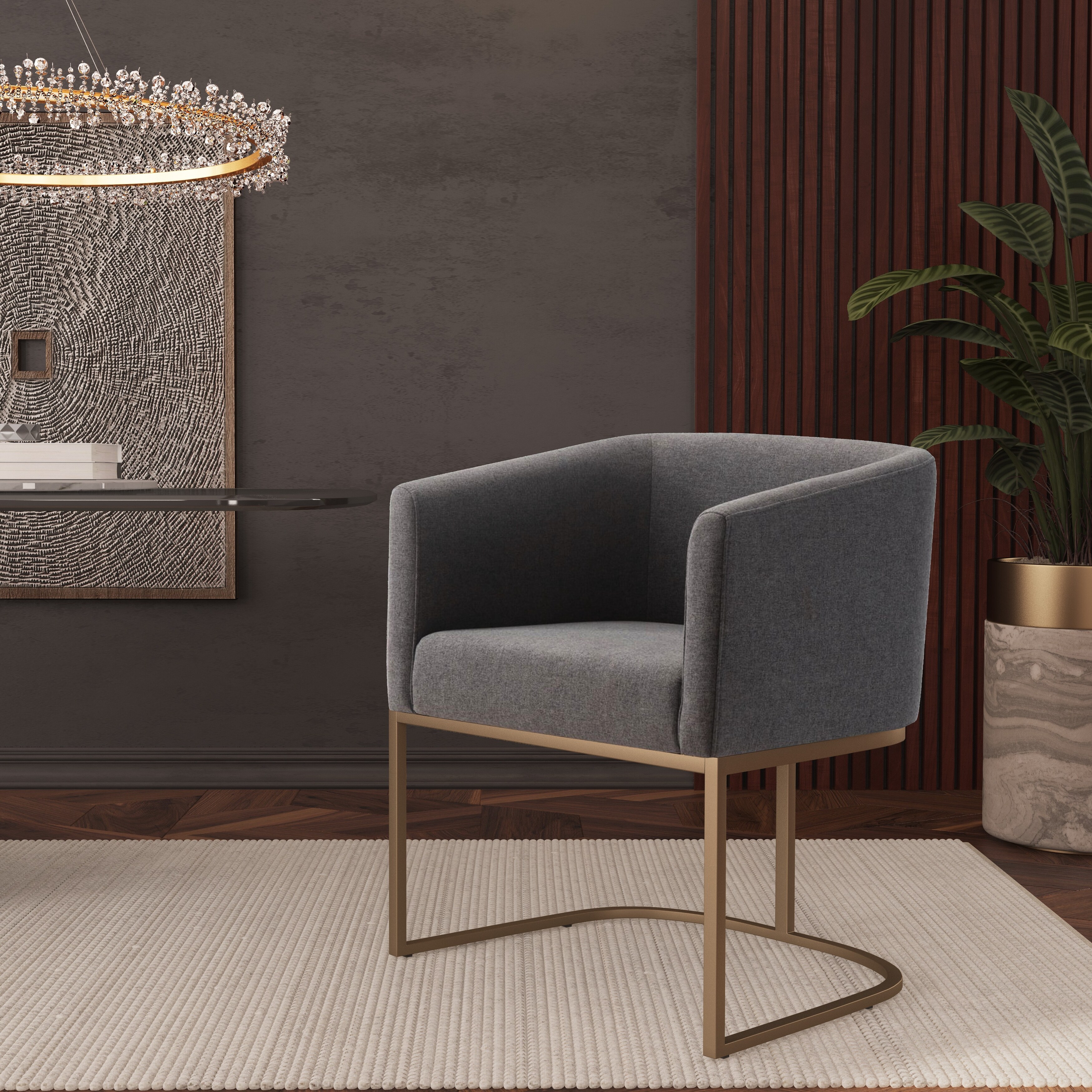 Brushed brass dining chair outlet