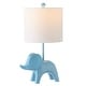 preview thumbnail 12 of 36, SAFAVIEH Kids Lighting 20" Ellie Elephant Lamp - 11.5"x10"x20"