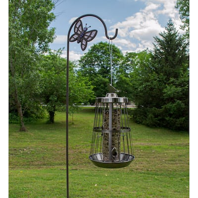 Outdoor Leisure Products Deluxe Bird Feeder in Nickel