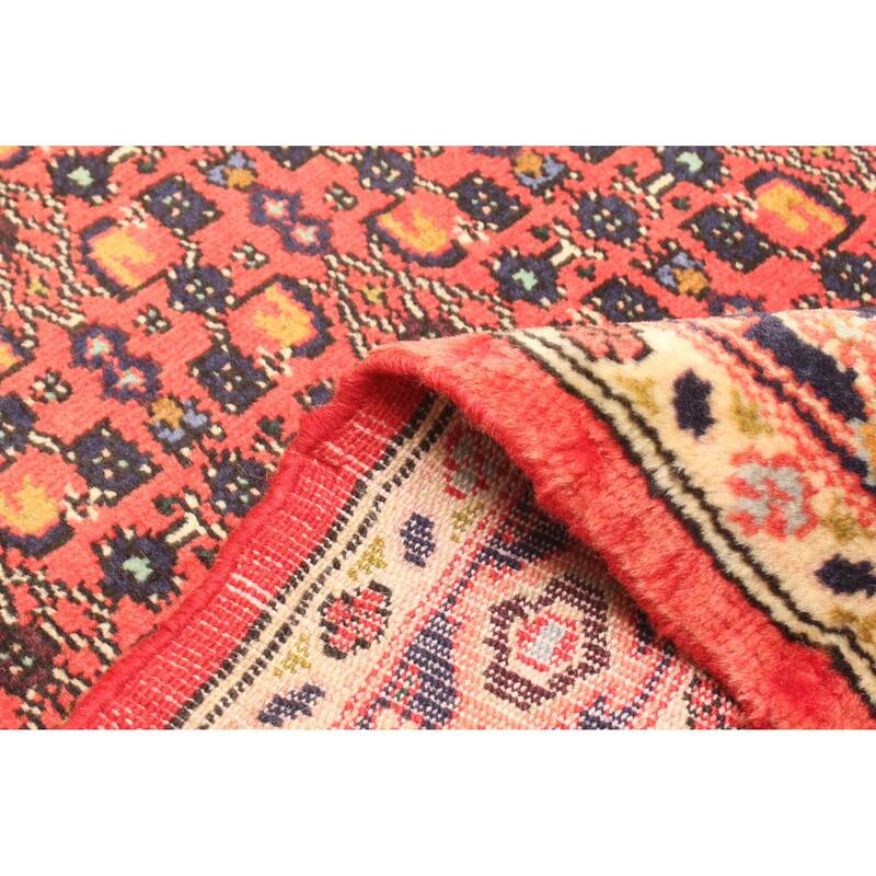 ECARPETGALLERY Hand-knotted Andelz Red Wool Rug - 2'5 x 10'0