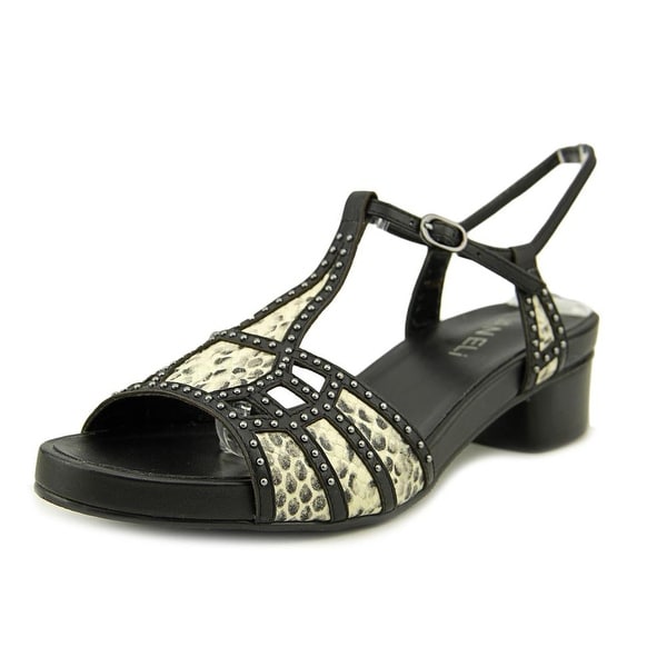 Vaneli Klarina N/S Open-Toe Leather Slingback Heel