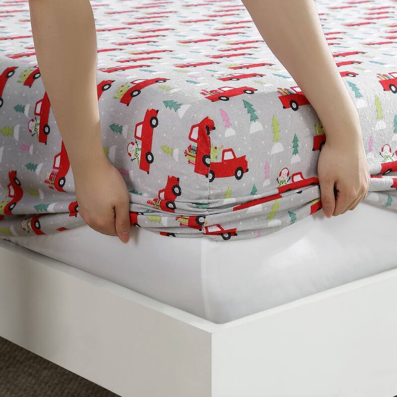 Holiday Flannel Sheet Set