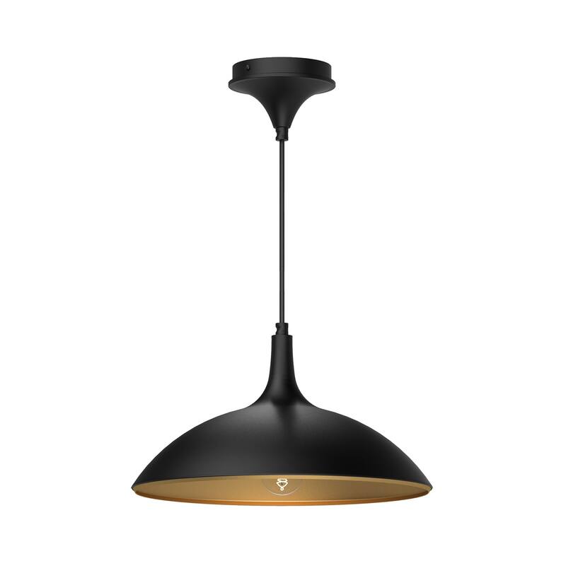 Alora Lighting PD627914 Abel 14" Wide Pendant with Aluminum Shade