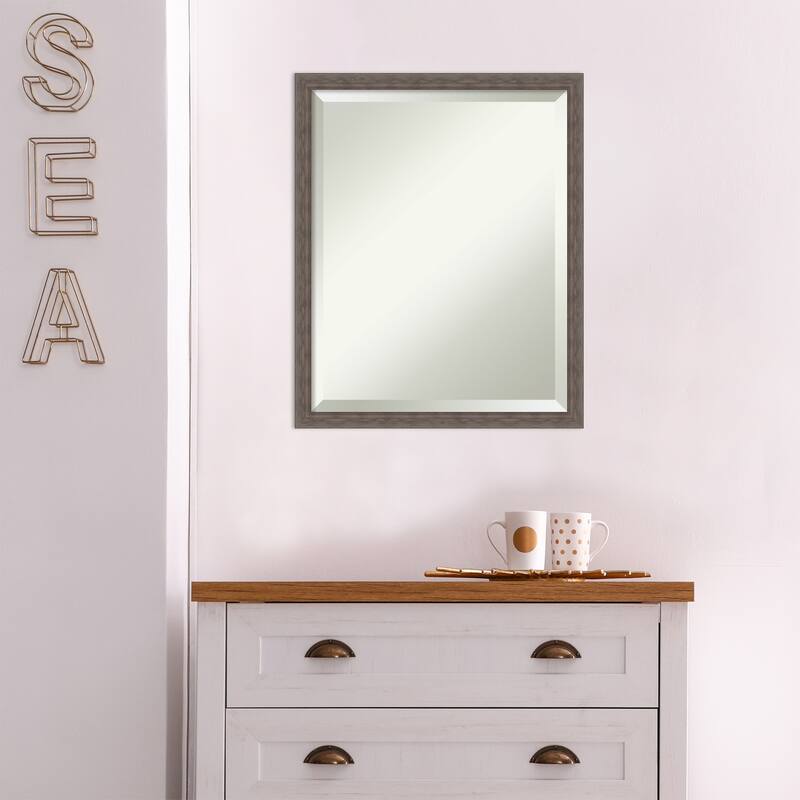 Beveled Bathroom Wall Mirror - Hera Frame