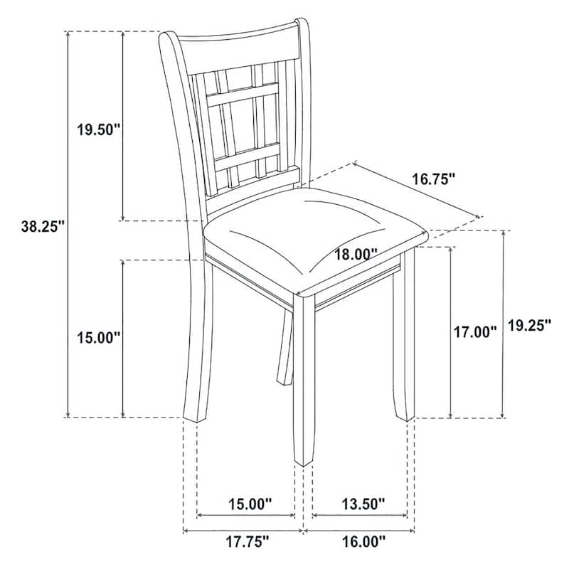 Lavon 5-piece Oval Extension Leaf Dining Set