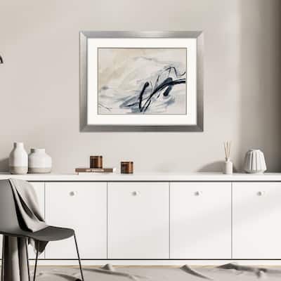 Paragon Indigo Markings II Framed Art