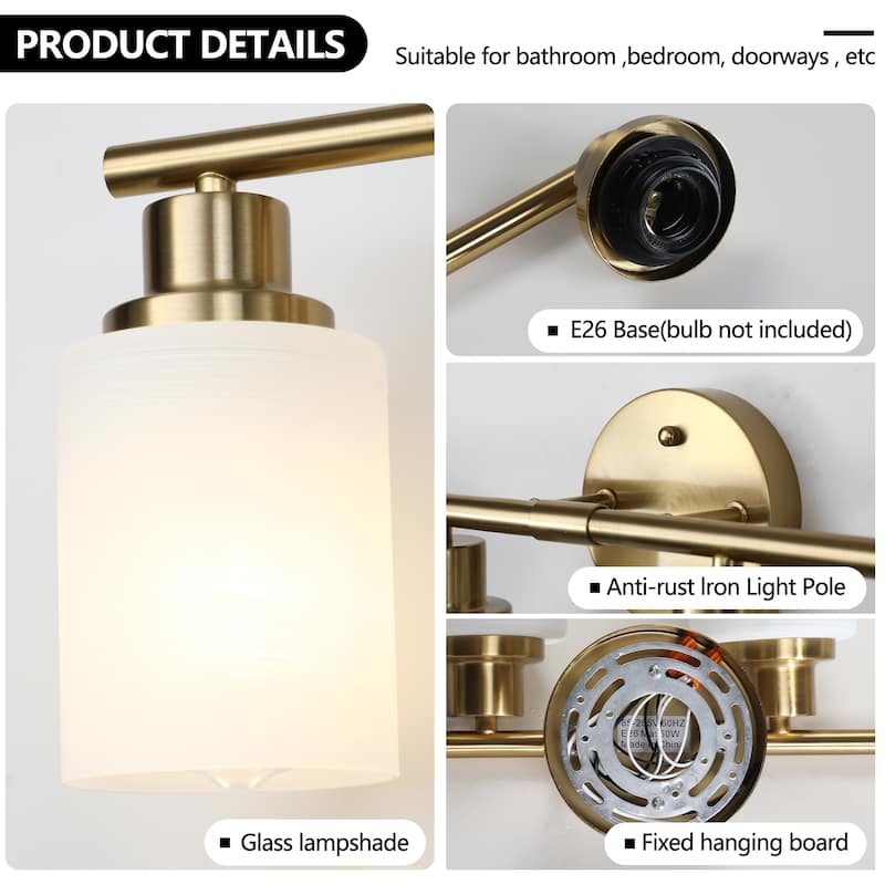 Bathroom Vanity Light 4/5/6-Light Copper Finish Fixture