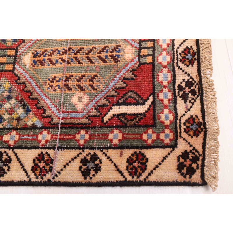 ECARPETGALLERY Hand-knotted Kayseri Vintage Red Wool Rug - 4'6 x 6'8