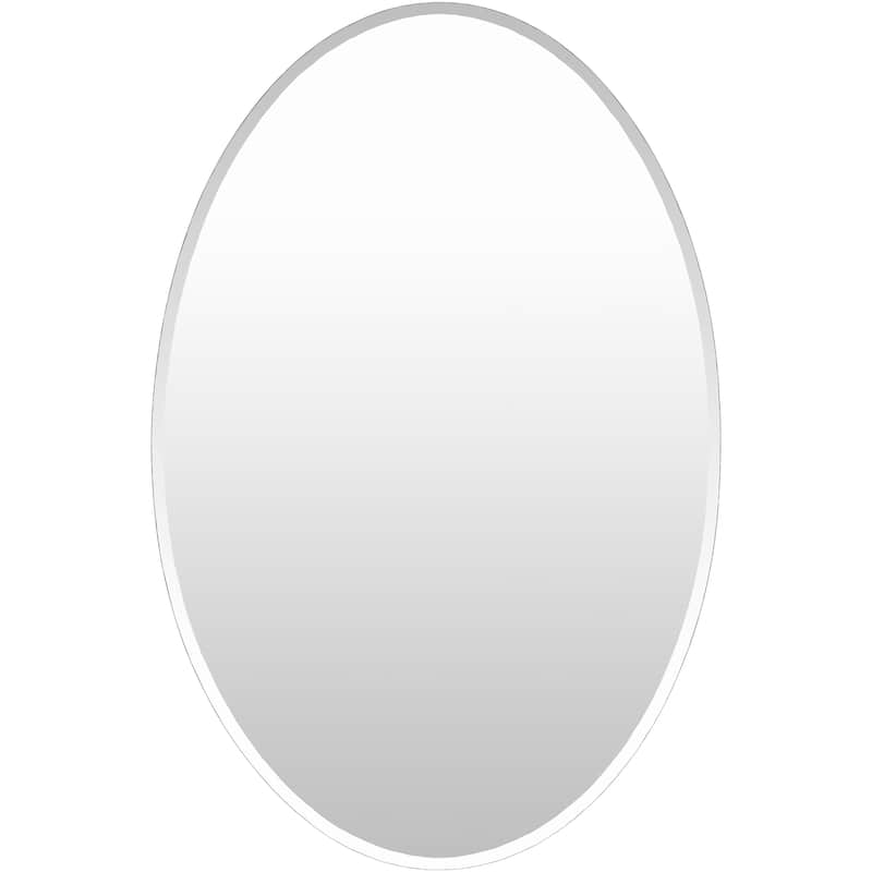 Artistic Weavers Ai Modern Beveled Oval Mirror - 36"H x 24"W