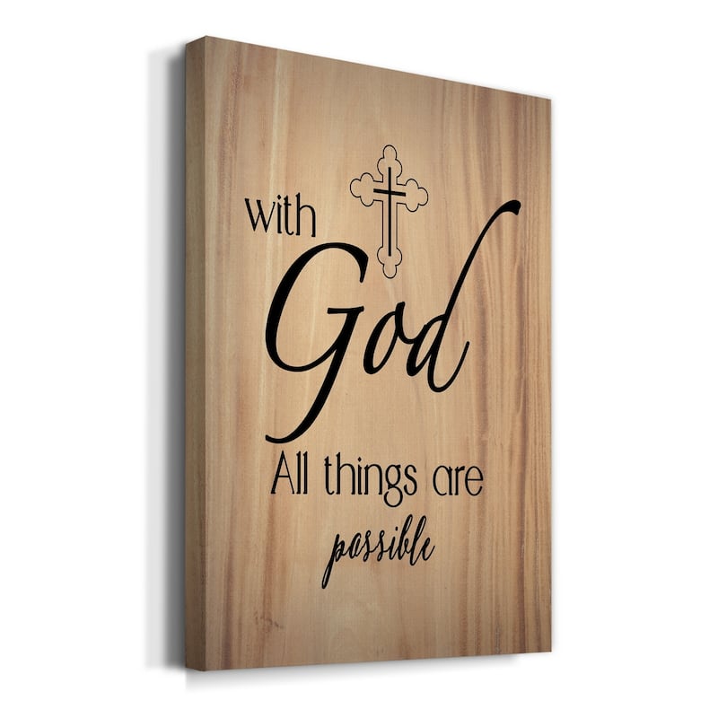 All Things Possible Premium Gallery Wrapped Canvas - Ready to Hang