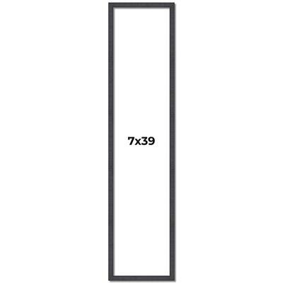 7x39 Frame Brown Solid Wood Picture Frame - Complete Modern Photo