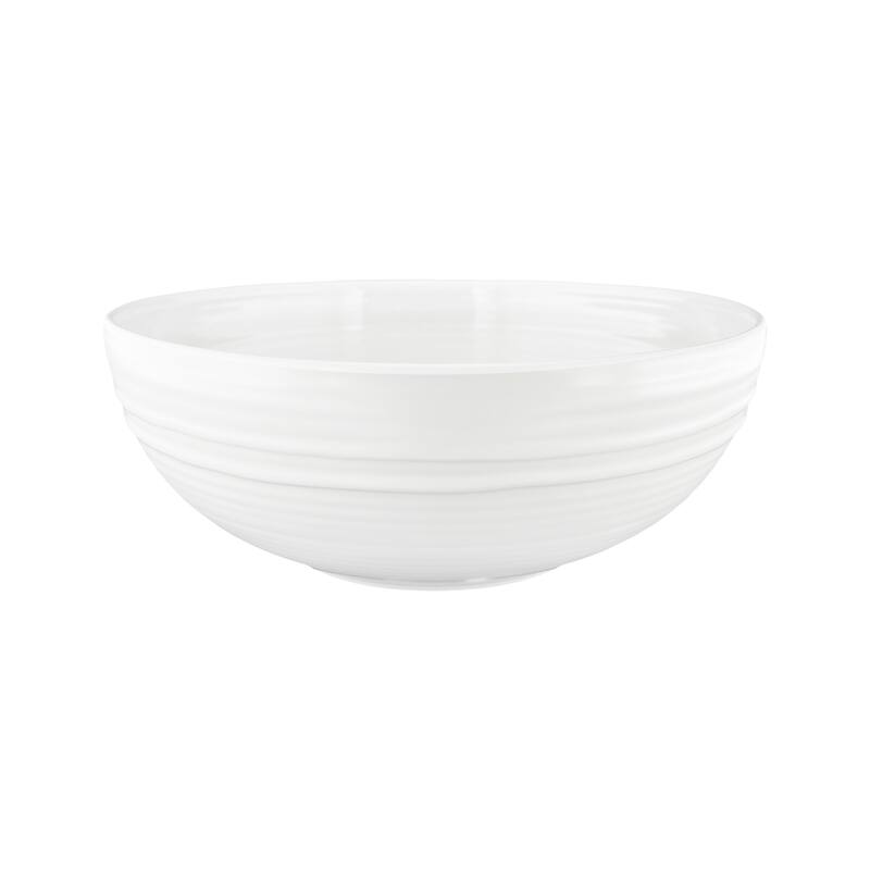 Lines Salad Bowl - Off-White