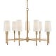 preview thumbnail 1 of 7, Hinkley Lighting 46456 Fenwick 9 Light 42" Wide Chandelier Heritage Brass