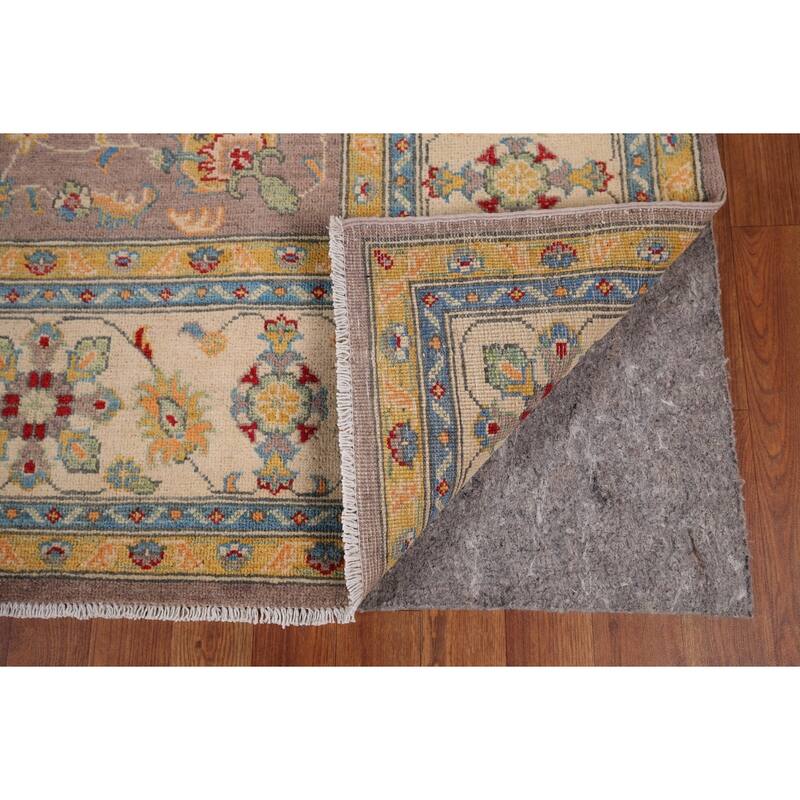 Floral Oushak Oriental Area Rug Handmade Wool Carpet - 6'5" x 9'5"