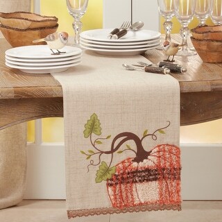 Plaid Pumpkin Table Runner - Bed Bath & Beyond - 31644565