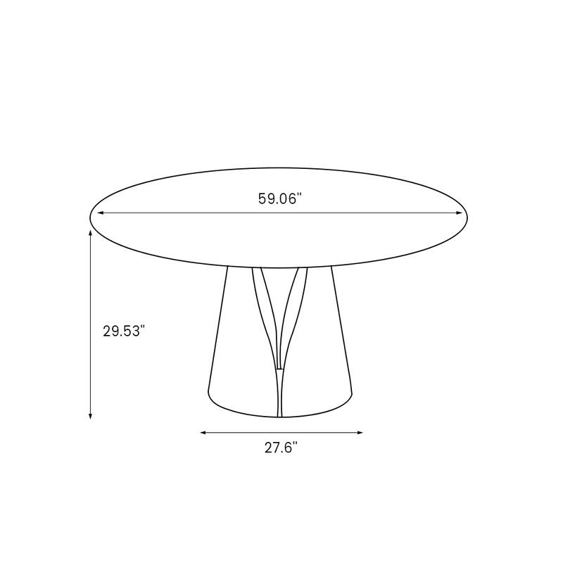 Modern Dining Room Sets, Kitchen Furniture Round White Dining Table with Chairs, Round Dining Table Set for 4-6