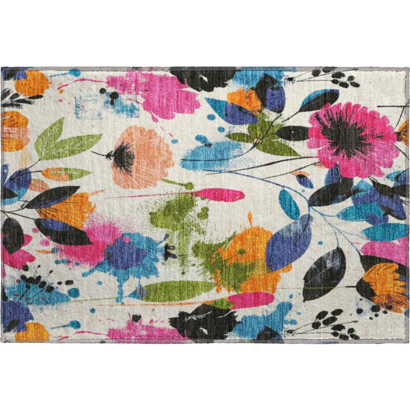 Premium Washable Super Soft Floral Mayfield Rug