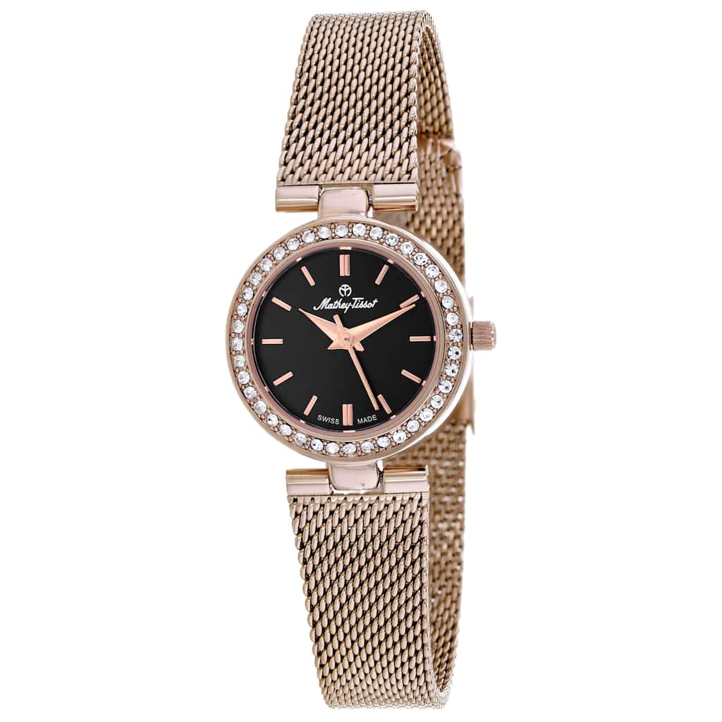 Mathey Tissot Women's Fleury XV Black Dial Watch - F003PN - 6 (36)