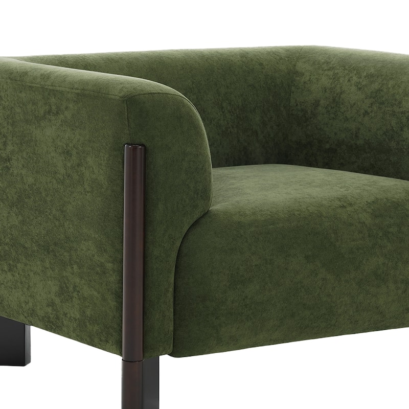 41"W Modern Tuxedo Arms Accent Chair for Living Room