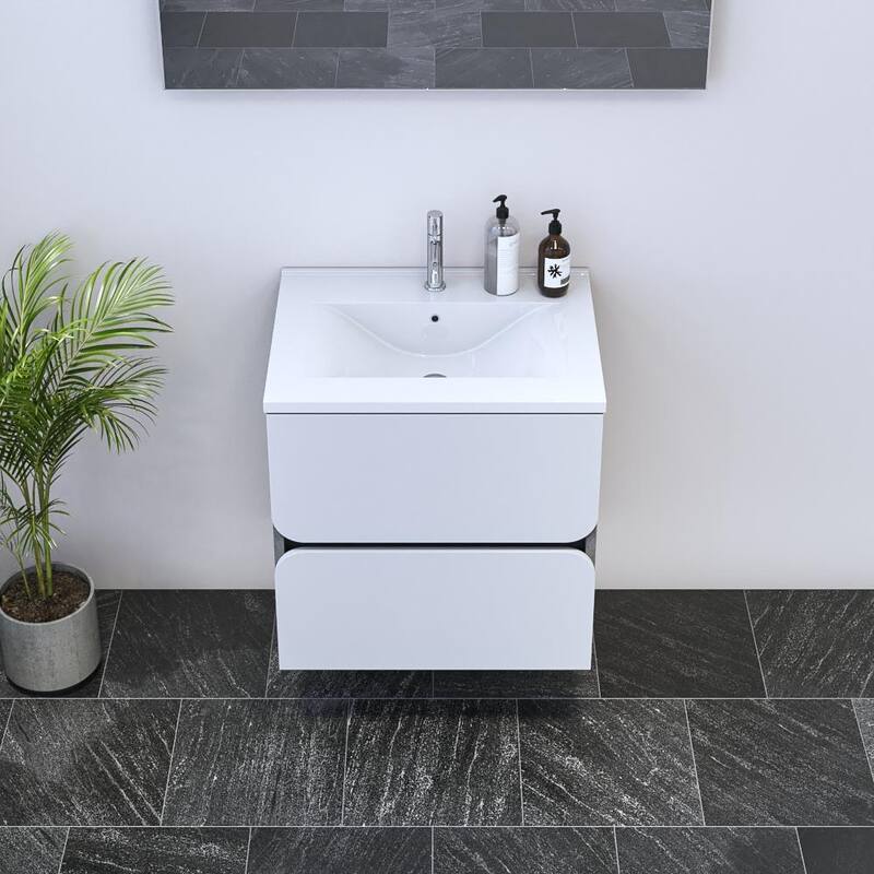 Azurro 2S 60 Floating Bathroom Vanity (24" Width)