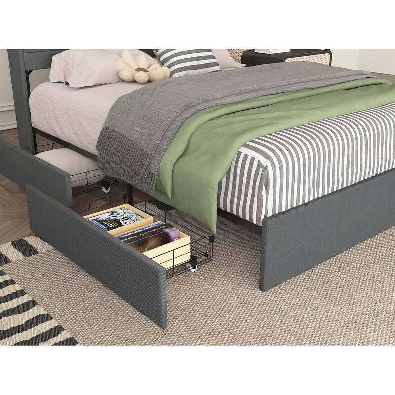 Versatile Upholstered Bed with Advanced Features for Supreme Comfort