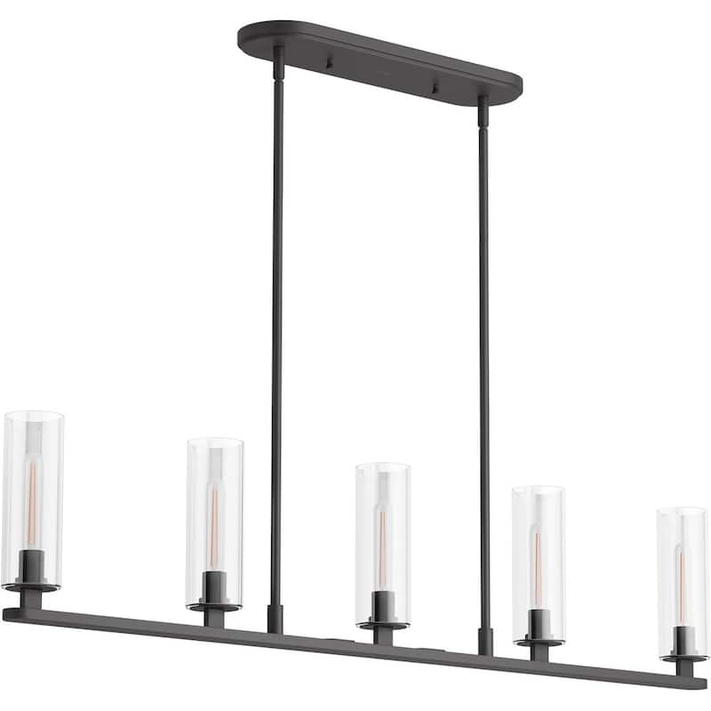 Kohler Lighting 35877-CH05 Crue 5 Light 45" Wide Linear Chandelier - Matte Black