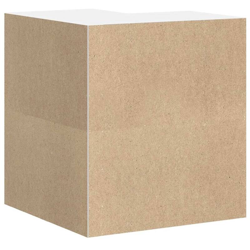 vidaXL Kitchen Wall Corner Cabinet White Engineered wood Compact - 22.4 x 22.4 x 23.6