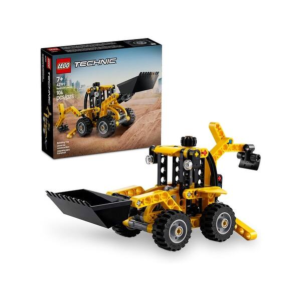 slide 2 of 5, LEGO Technic Backhoe Loader Construction Toys - Building Toys Set for Boys & Girls, Ages 7+ 5-7 Years