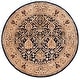 preview thumbnail 105 of 138, SAFAVIEH Handmade Persian Legend Hilkje Traditional Oriental Wool Rug 6' Round - Blue/Gold - Round
