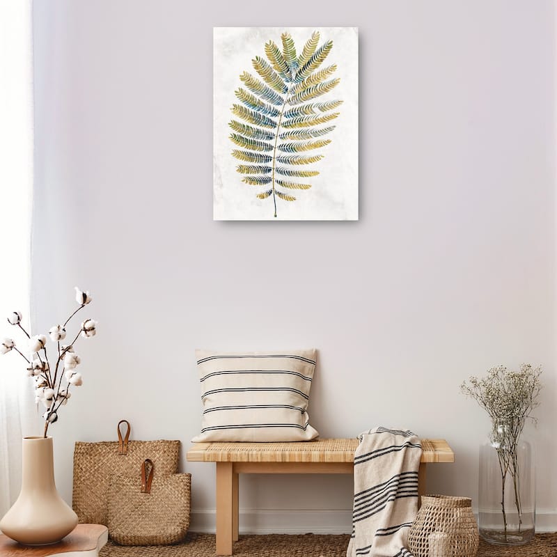 Opulent Ferns I By Studio Arts Canvas Art Print