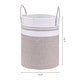 preview thumbnail 9 of 8, Woven Storage Bin with Handles, Shelf Closet Storage Basket Organizer Bin for Blankets, Clothes, Shoes in Living Room Home Decor