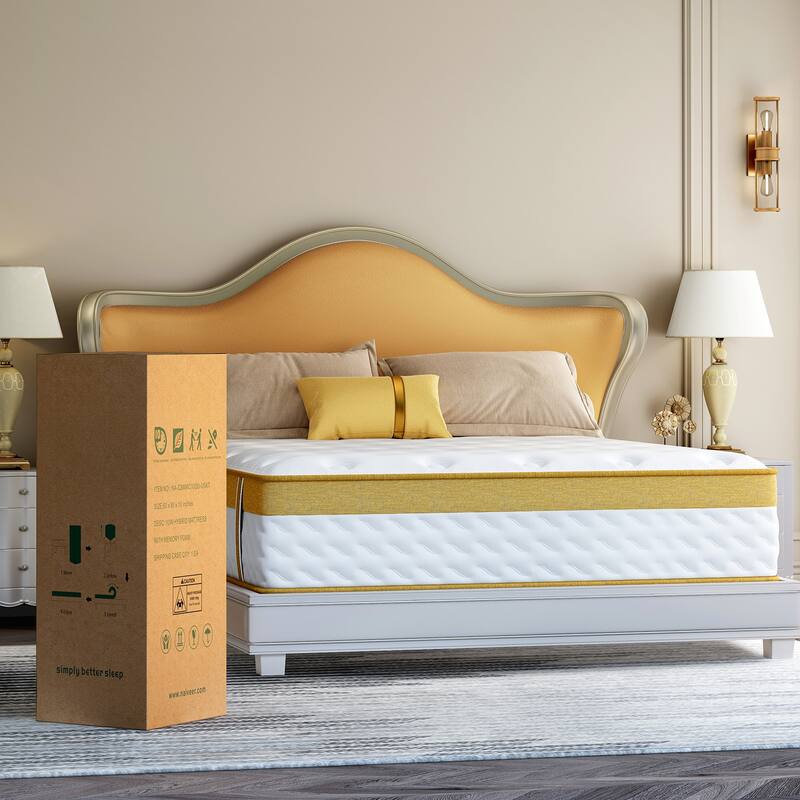 10 in. Medium Firm Gel-infused Memory Foam Hybrid Mattress Cooling and Breathable with CertiPUR-US and OEKO-TEX