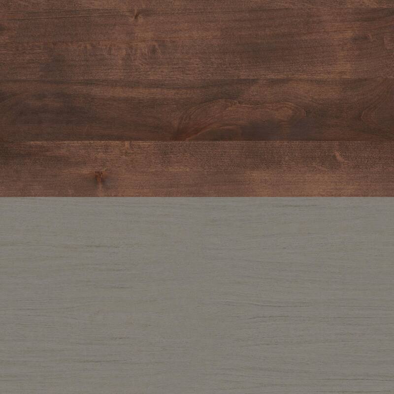 Bridgevine Home Modern Farmhouse 97 inch Fireplace TV Console for TVs up to 100 inches, Two-Tone Finish