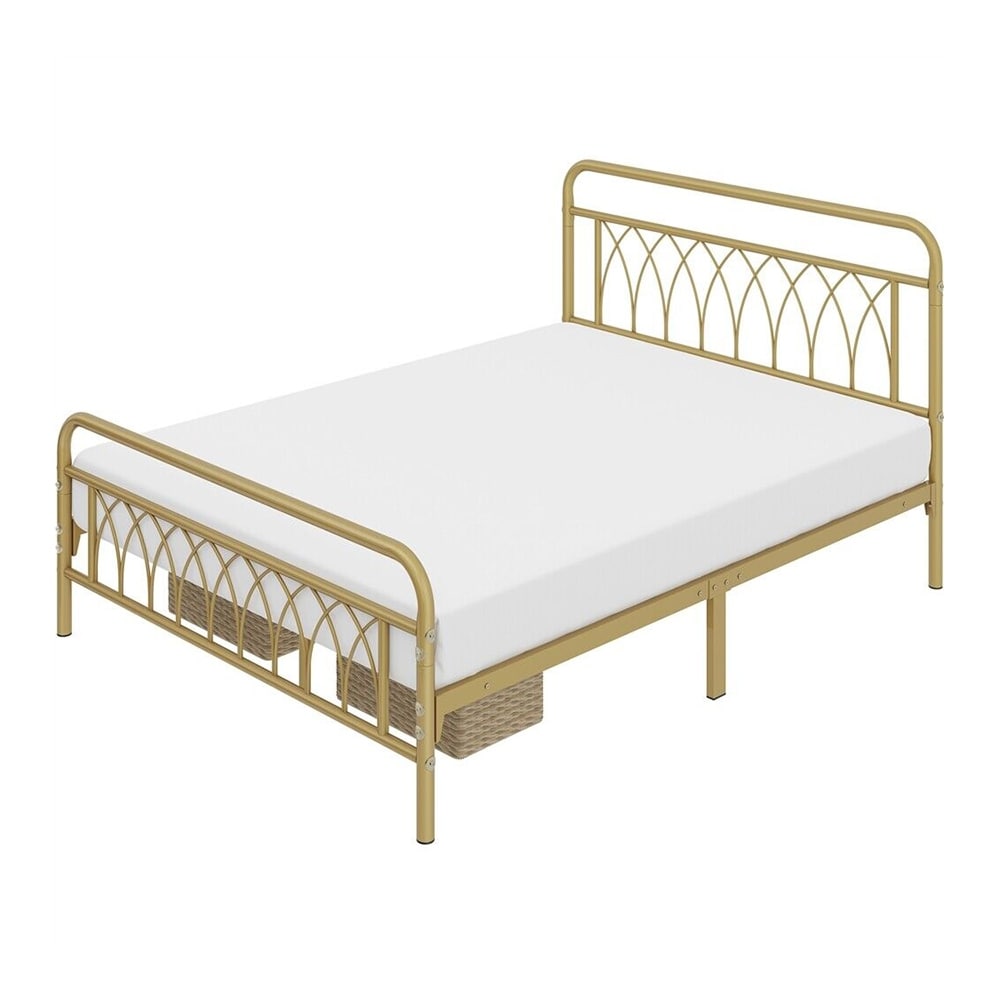 Queen size metal cot shop