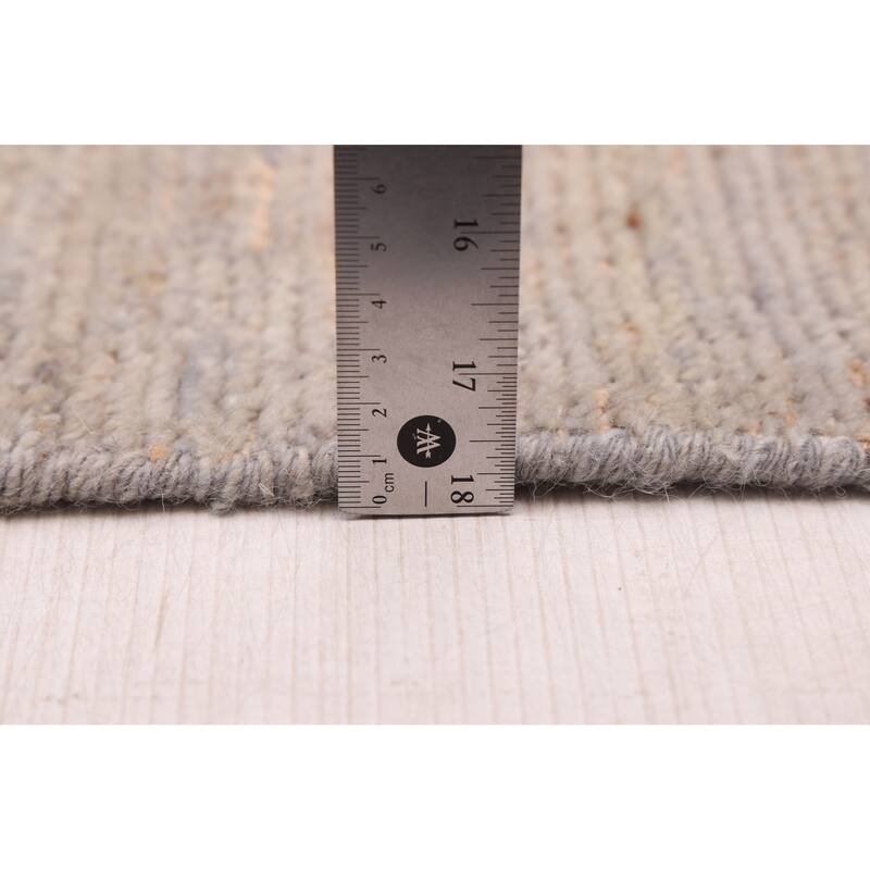 ECARPETGALLERY Hand-knotted Looma Light Grey Wool Rug - 8'3 x 9'11