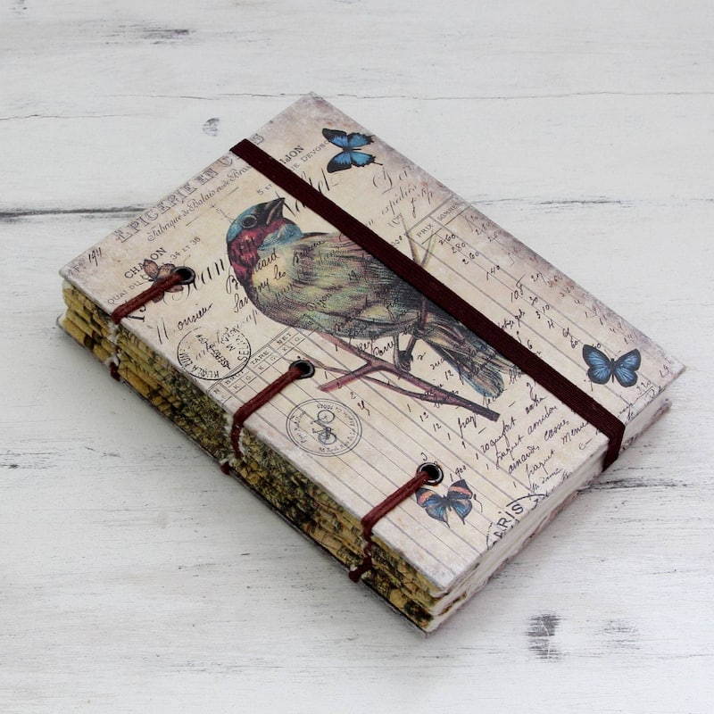NOVICA Life's a Journey Handmade Journal (India)