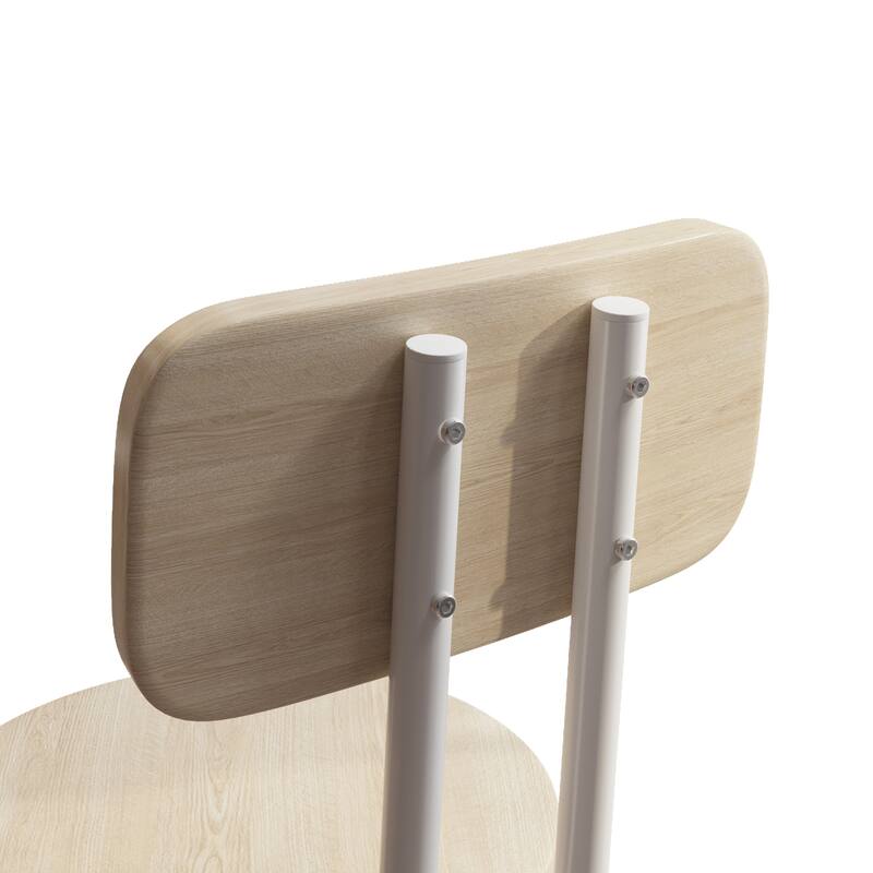 Bar Table,Equipped With 2 Bar Stools,With Backrest And Partition