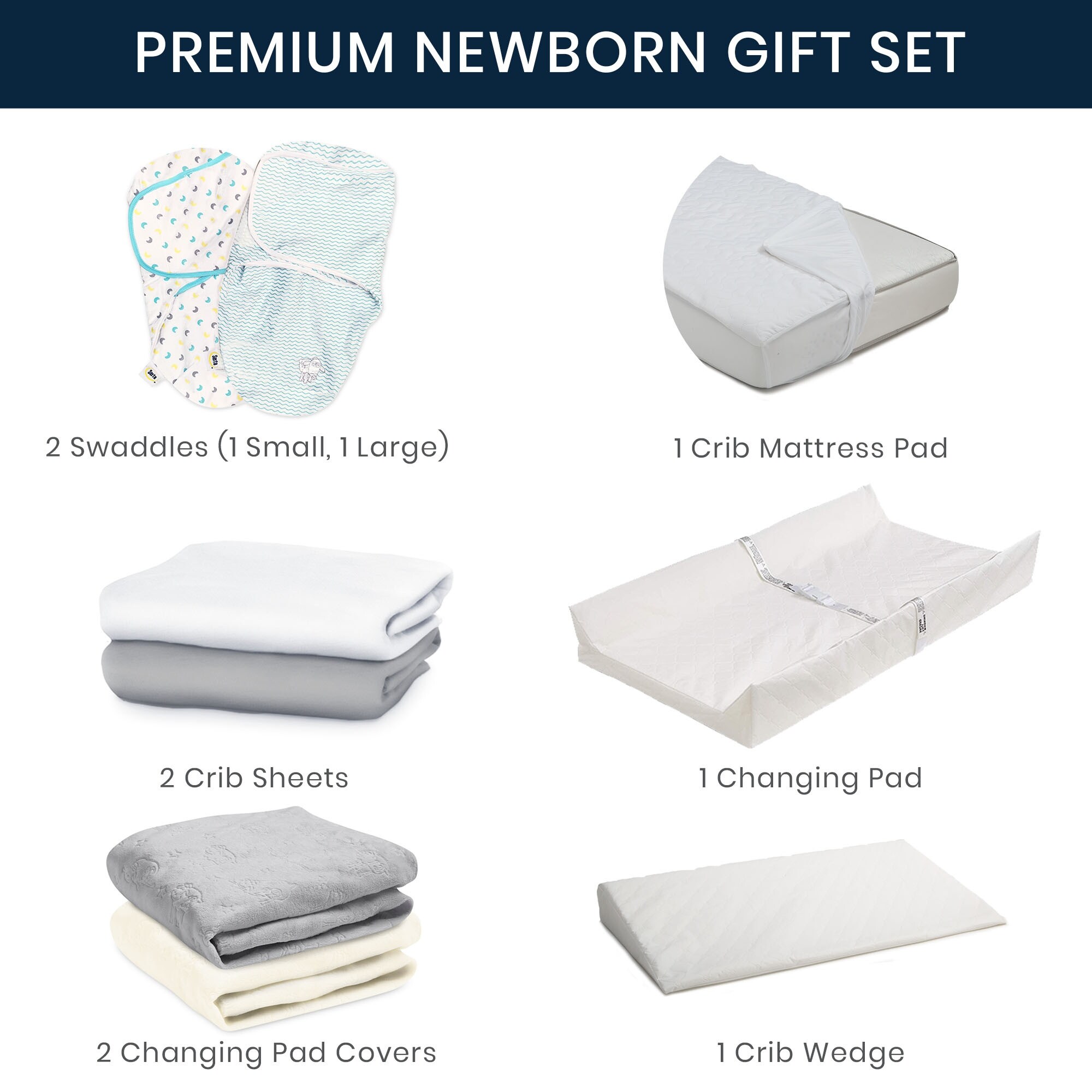 Serta 9-Piece Nursery-in-a-Box Newborn Baby Gift Set buybuy BABY