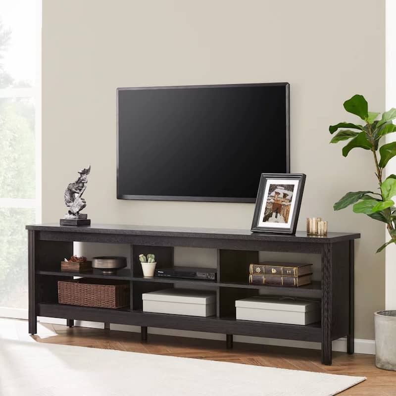 LED TV Stand Wood Entertainment Center