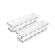 preview thumbnail 1 of 3, Clear Drawer Organizer 2 Pack Clear