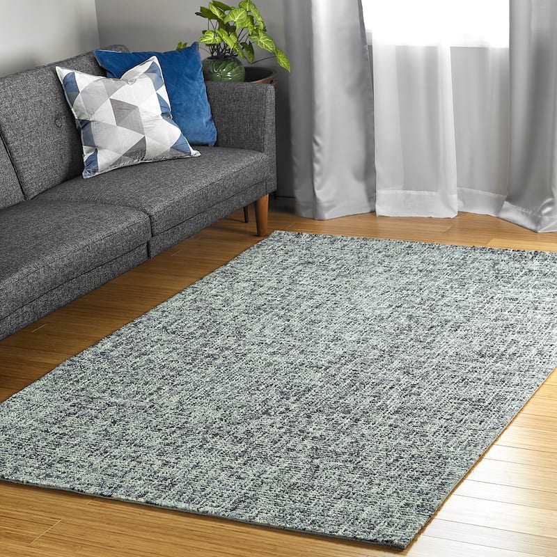 Lankford Handmade Wool Area Rug - 5' x 7'6"