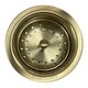 preview thumbnail 1 of 5, SinkSense Satin Gold 3.5" Basket Strainer Drain with Post Style Basket