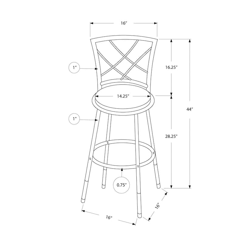Bar Stools Set of 2 with Swivel Design, Sturdy Metal Frame and Upholstered Fabric Seat, Modern Bar Furniture Set