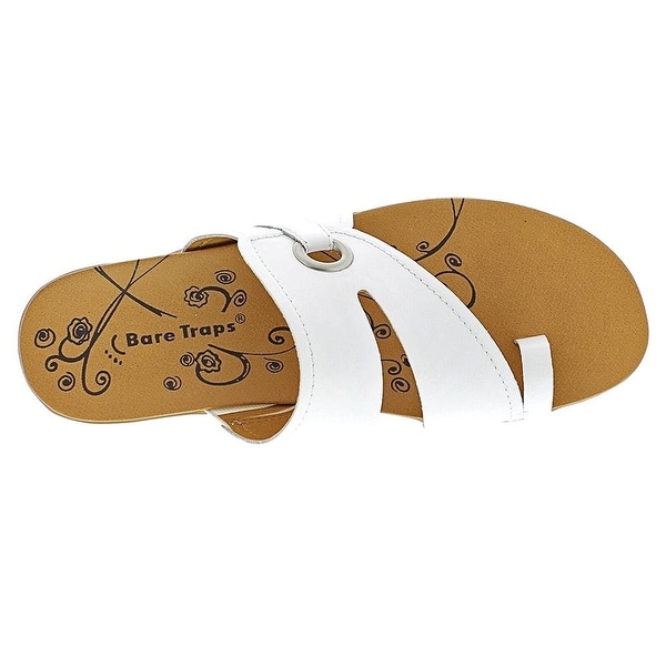 bare traps toe ring sandals