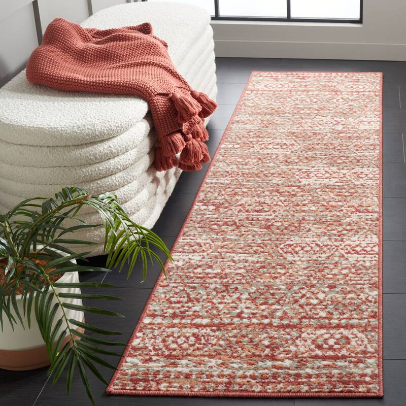 SAFAVIEH Pyramid Afiya Boho Geometric Rug