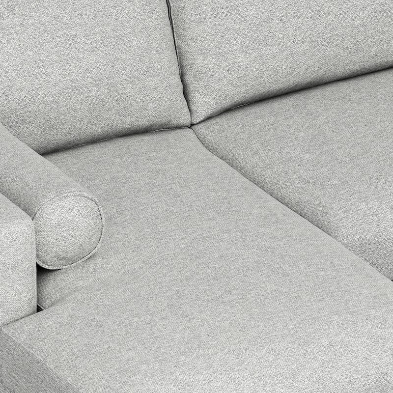 WYNDENHALL Brixley Mid Century 102 inch Wide Left Sofa Sectional