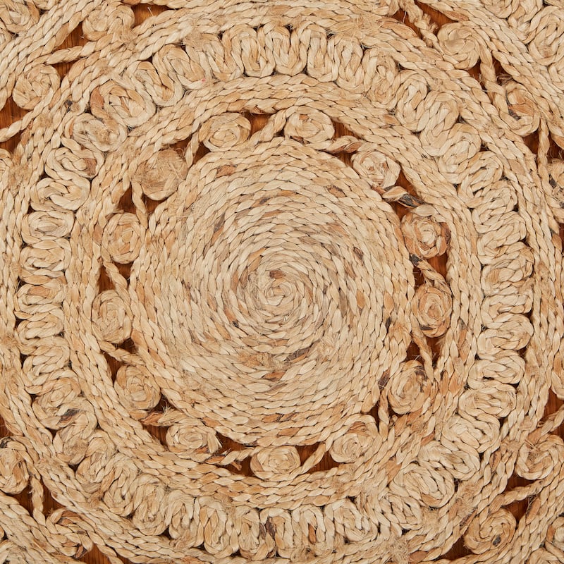 Sevita Organic Jute Braided Area Rug, Natural