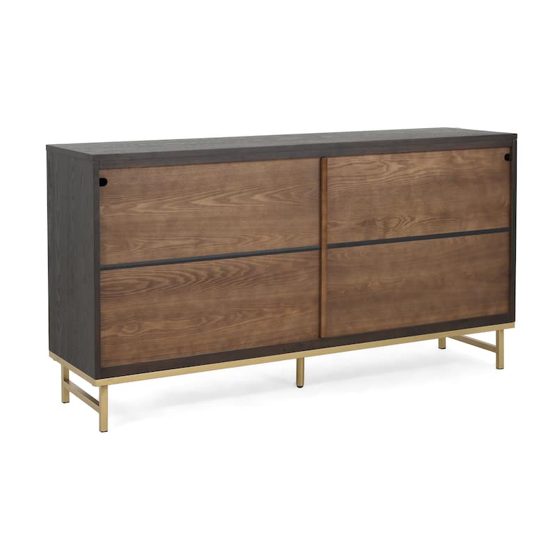 Christopher Knight Home - Tobias Wide Sideboard Buffet Cabinet for Stylish and Functional Storage