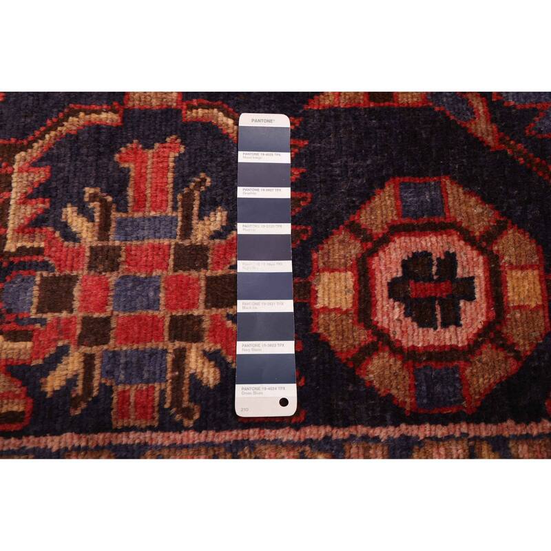 ECARPETGALLERY Hand-knotted Andelz Dark Navy Wool Rug - 4'4 x 6'5